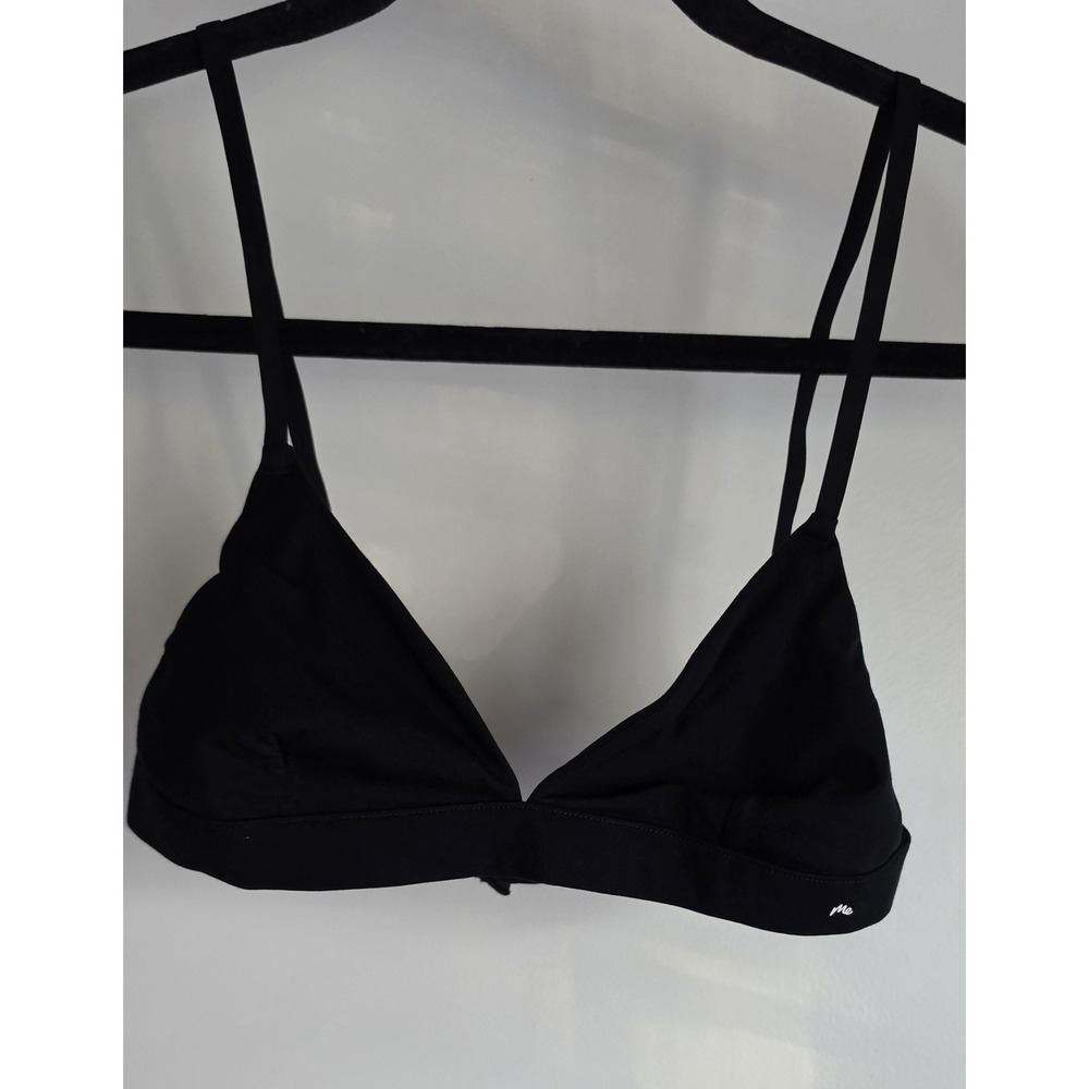 MeUndies Bralette XS Black Wireless Sleeveless Soft Stretch Modal
